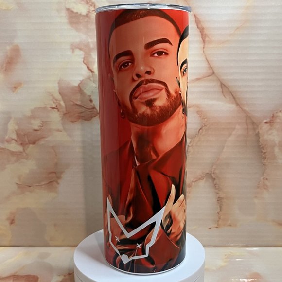 Rauw Alejandro Inspired 20oz Tumbler - Picture 3 of 5